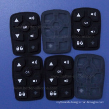 Custom Made Elastomer Plastic Silicone Rubber Laser Etched Keypad